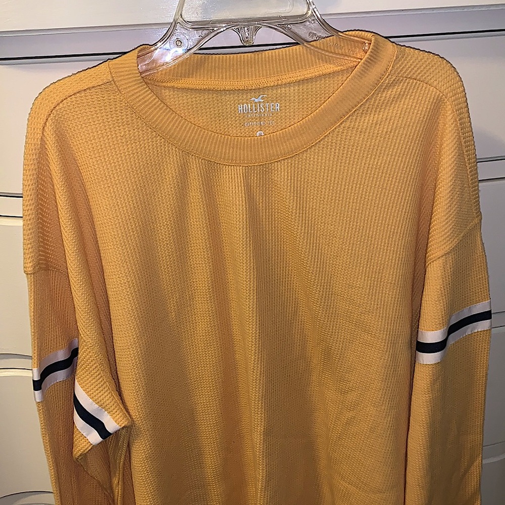 Hollister waffle long-sleeve top